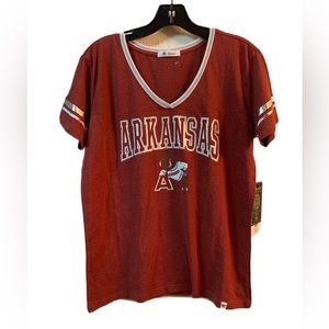 ArKansas razorbacks womens red T-shirt SZ Medium